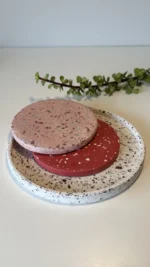 Mini Bandeja Redonda de Terrazo - Imagen 3